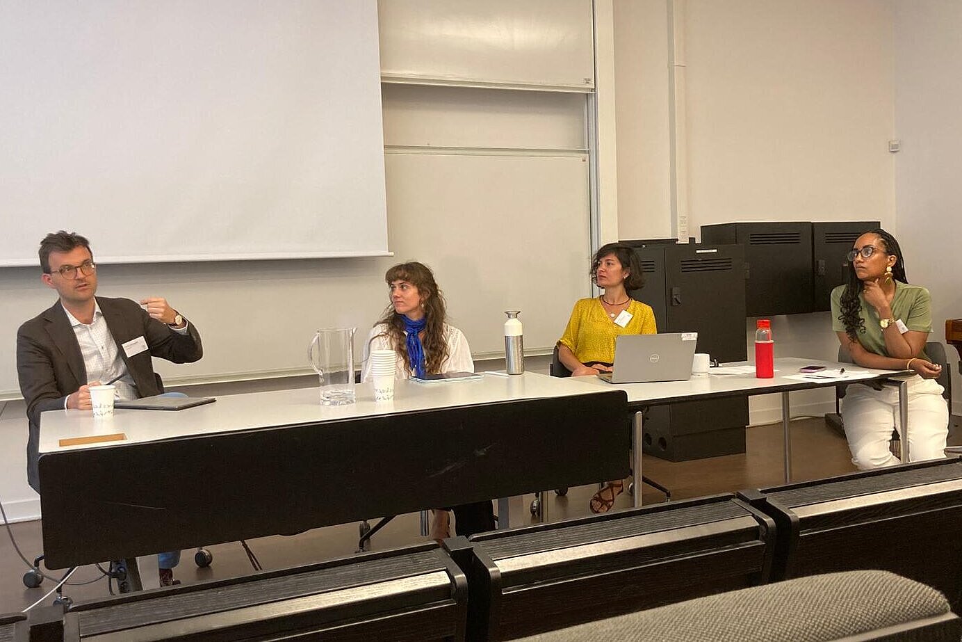 Photograph of panelists in Lund
